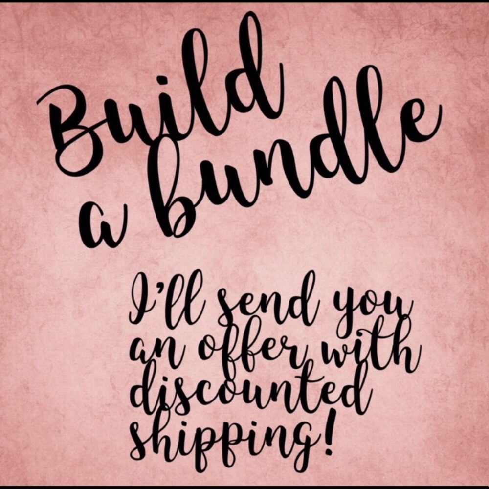 Build a bundle for a great discount!!